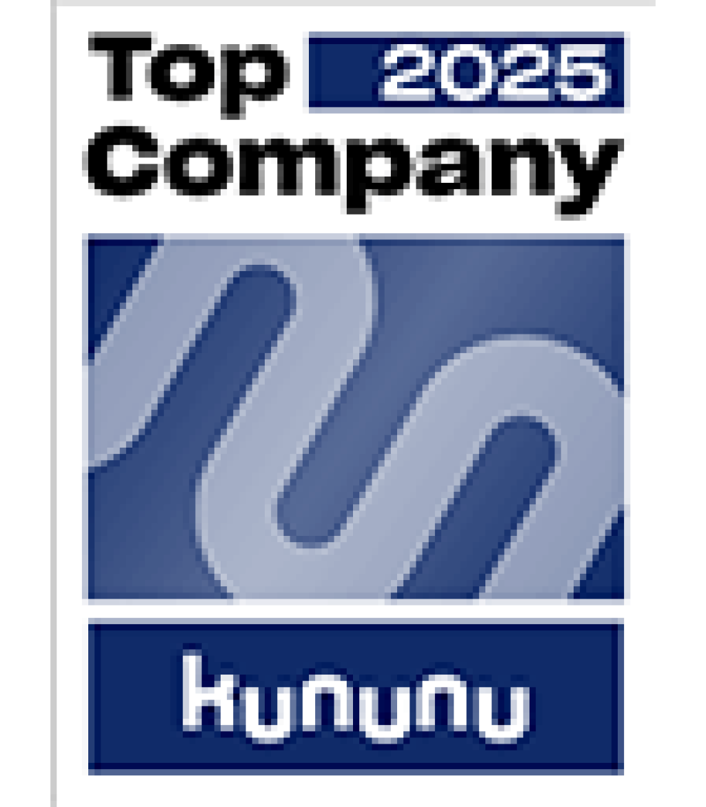 Auszeichnung von kununu für webgo als Top Company 2025.