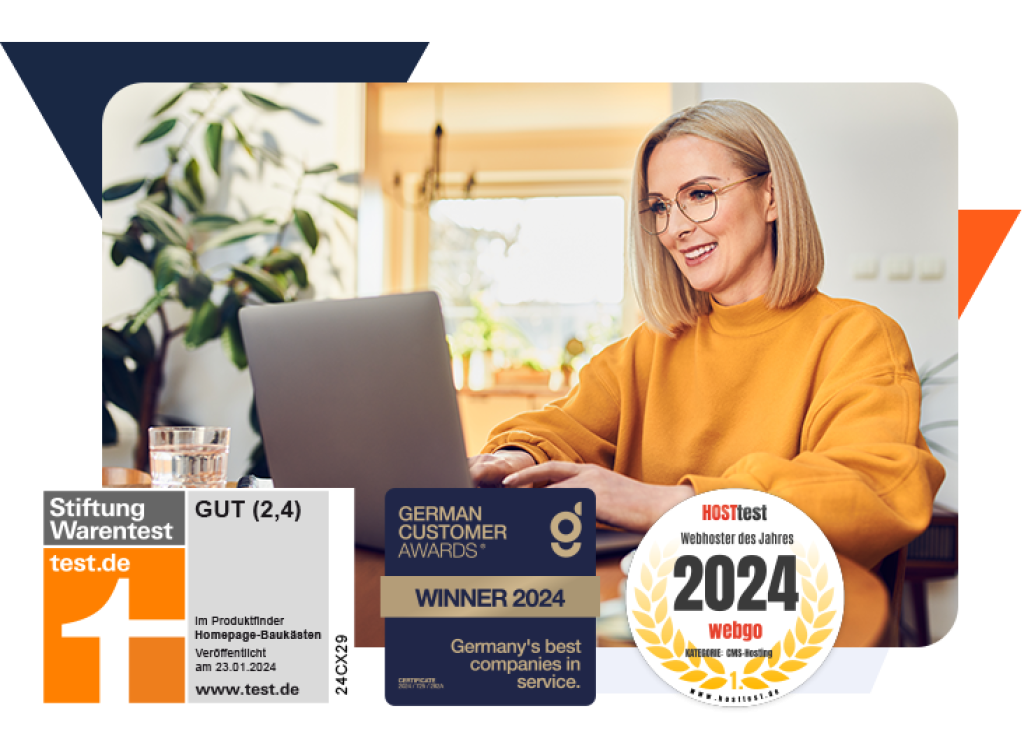 Erleben Sie Zufriedenheit beim Gewinner des German Customer Awards 2024! Jetzt Ihren Wunschtarif bei webgo buchen!.