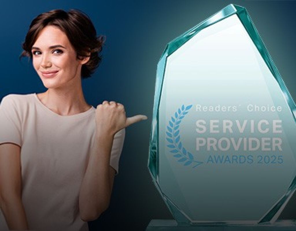 Stimmt für den Service Provider Award 2025 in der Kategorie "Managed Hosting Service Provider" für die webgo GmbH.