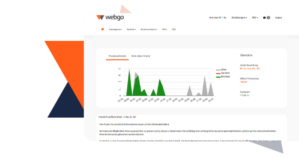 Werden SIe unverbindlich webgo Premiumpartner, empfehlen Sie webgo als Hoster und erhalten Sie attraktive Provision!.